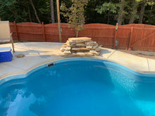 Load image into Gallery viewer, Malibu Fiberglass Pool with water feature